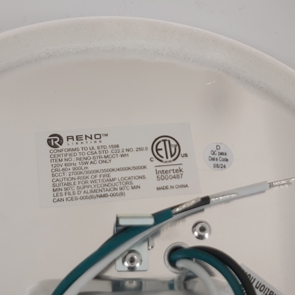 RENO-S7R-MCCT-WH 15W