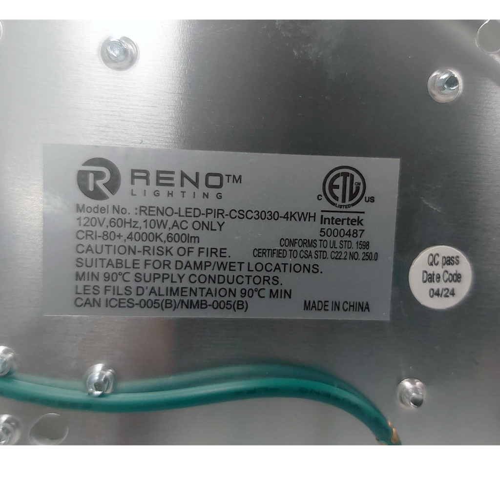 RENO-PIR-CSC3030-4KWH