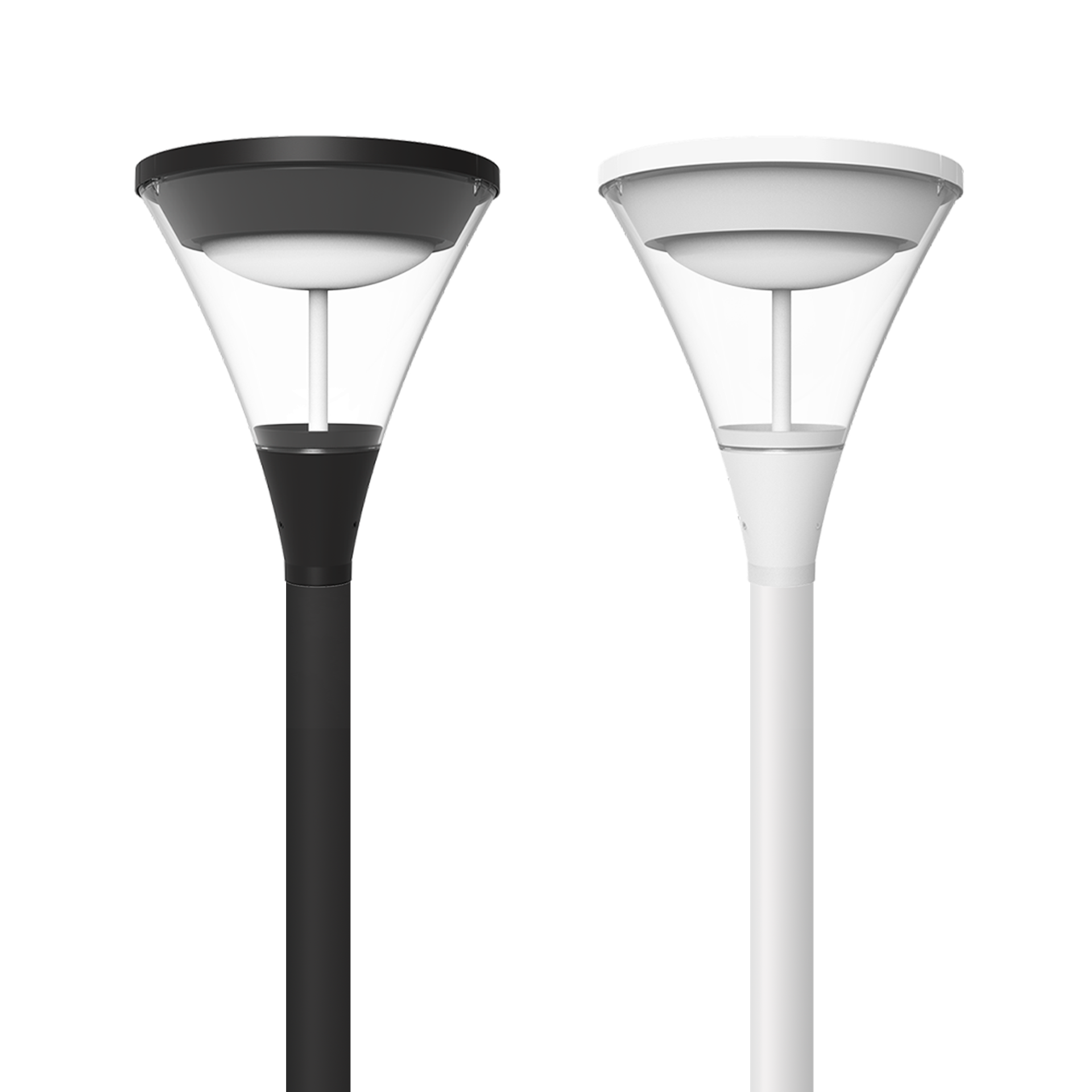 Extérieur / Luminaires en bout de fût / Style Urbain En Forme De A