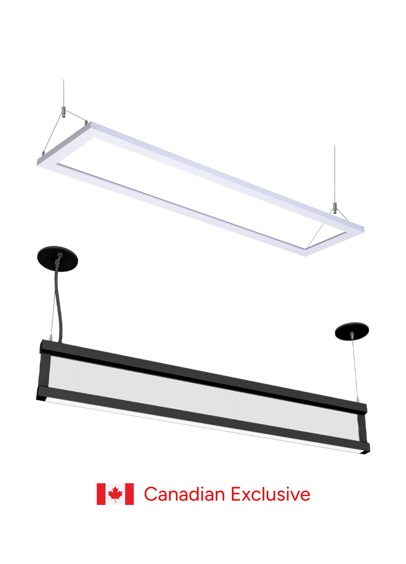 Intérieur / Suspensions avec optiques translucides