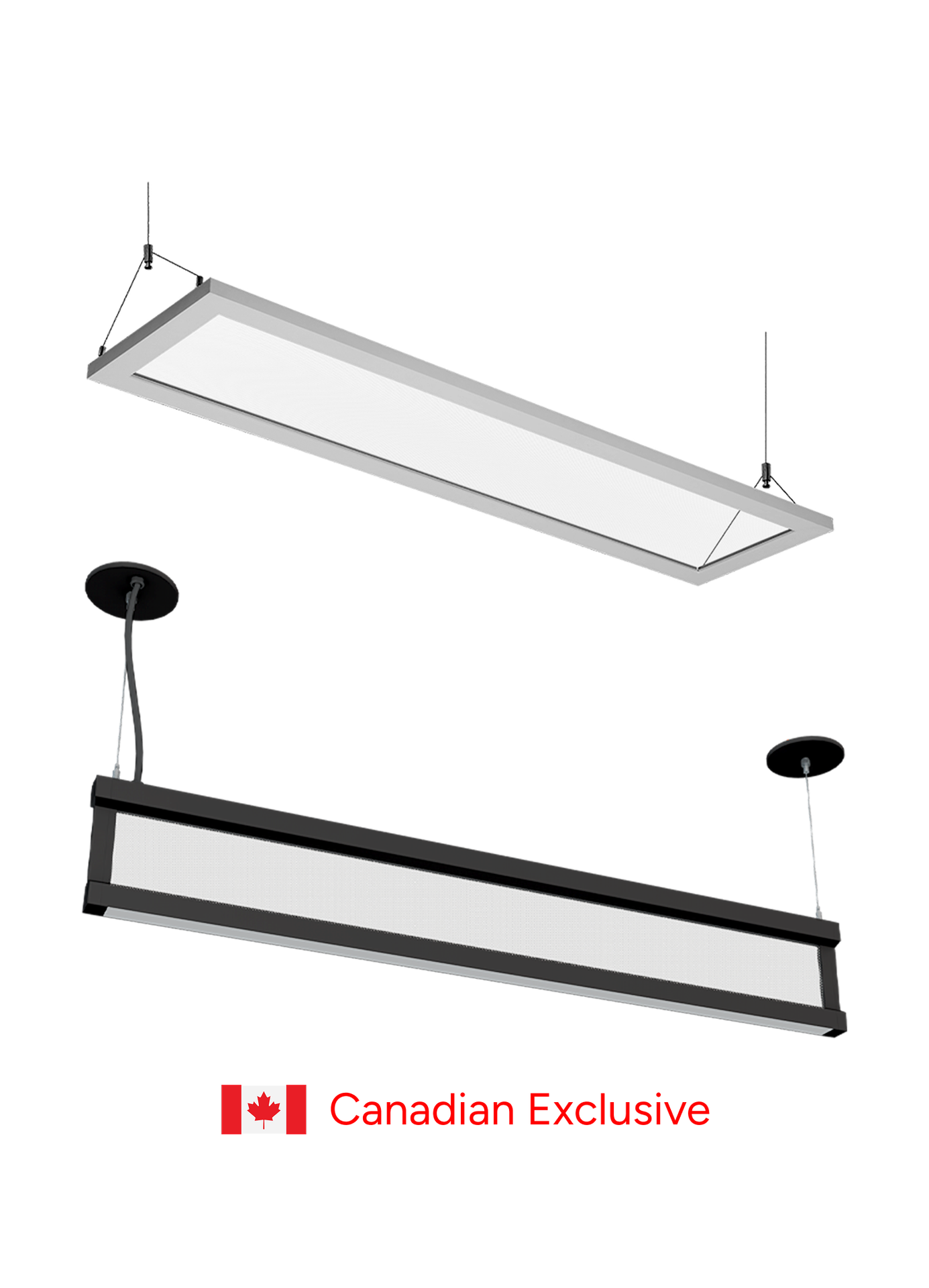 Intérieur / Suspensions avec optiques translucides