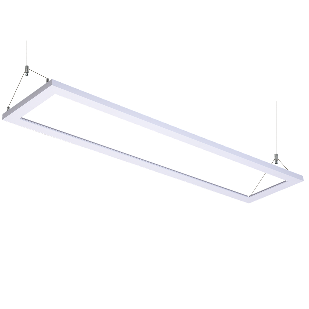 Intérieur / Suspensions avec optiques translucides / Luminaire rectangulaire bidirectionnel