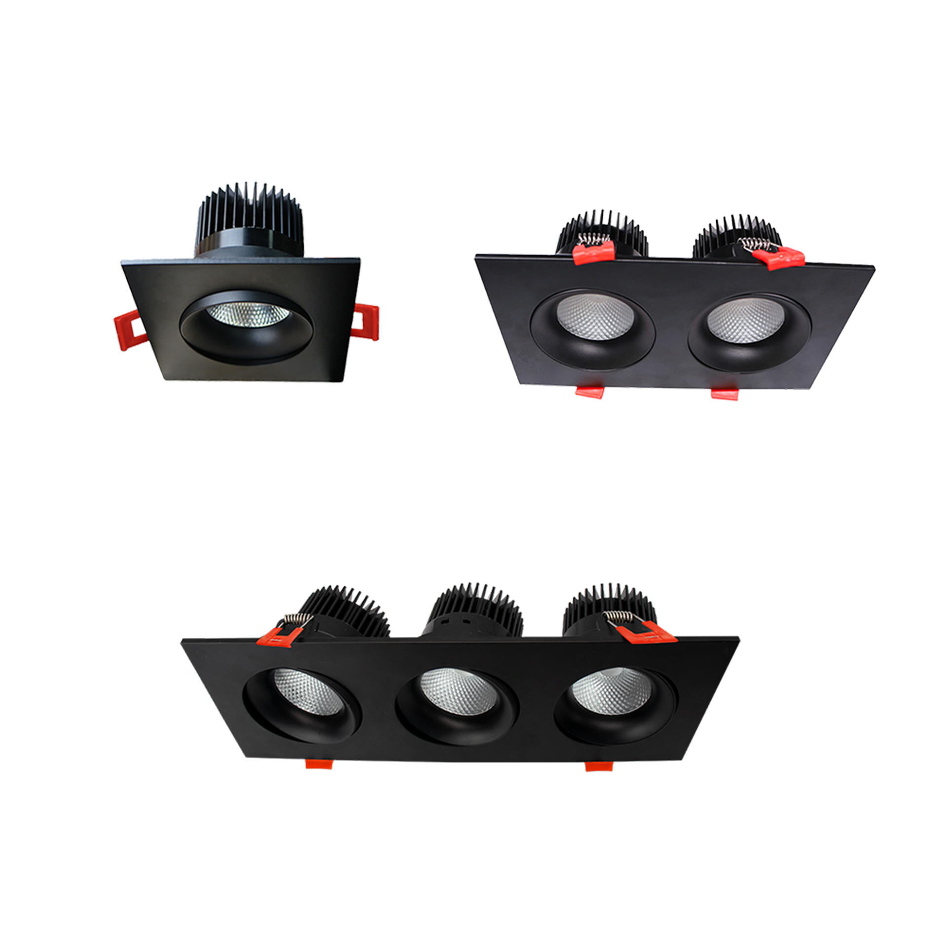 Indoor Fixtures / Recessed Downlights / Square Regress Gimbals